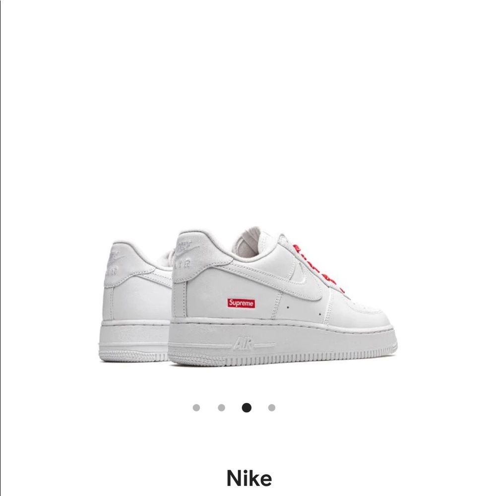 NEW Nike Air Force 1 Low Supreme Sneakers 8 / 10.5 - Picture 2 of 12